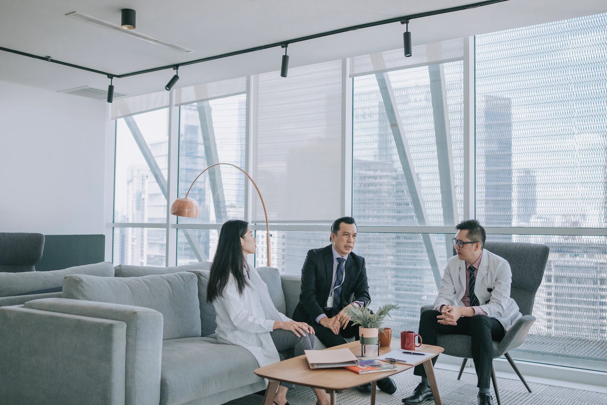 Professional team in a business meeting